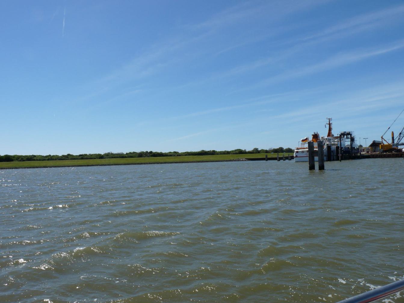 Fähre Langeoog: Auslaufen